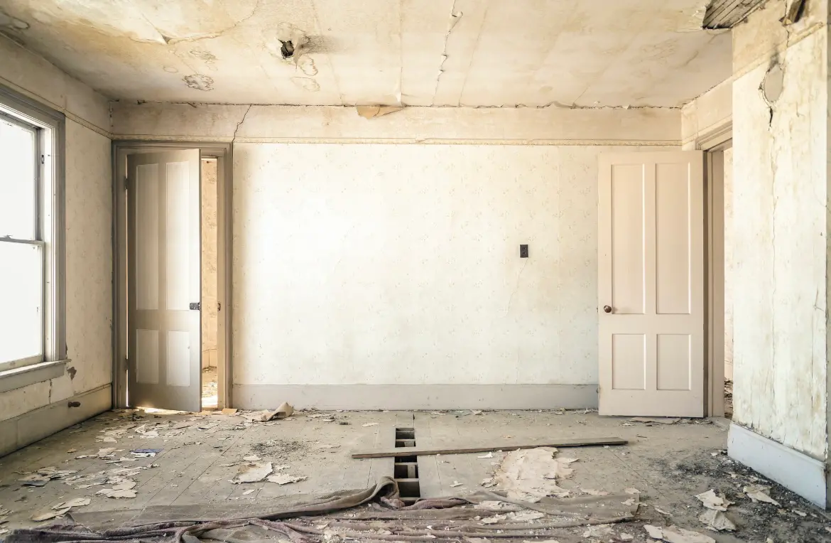 Waste disposal crew managing a cleanout project in Harrison